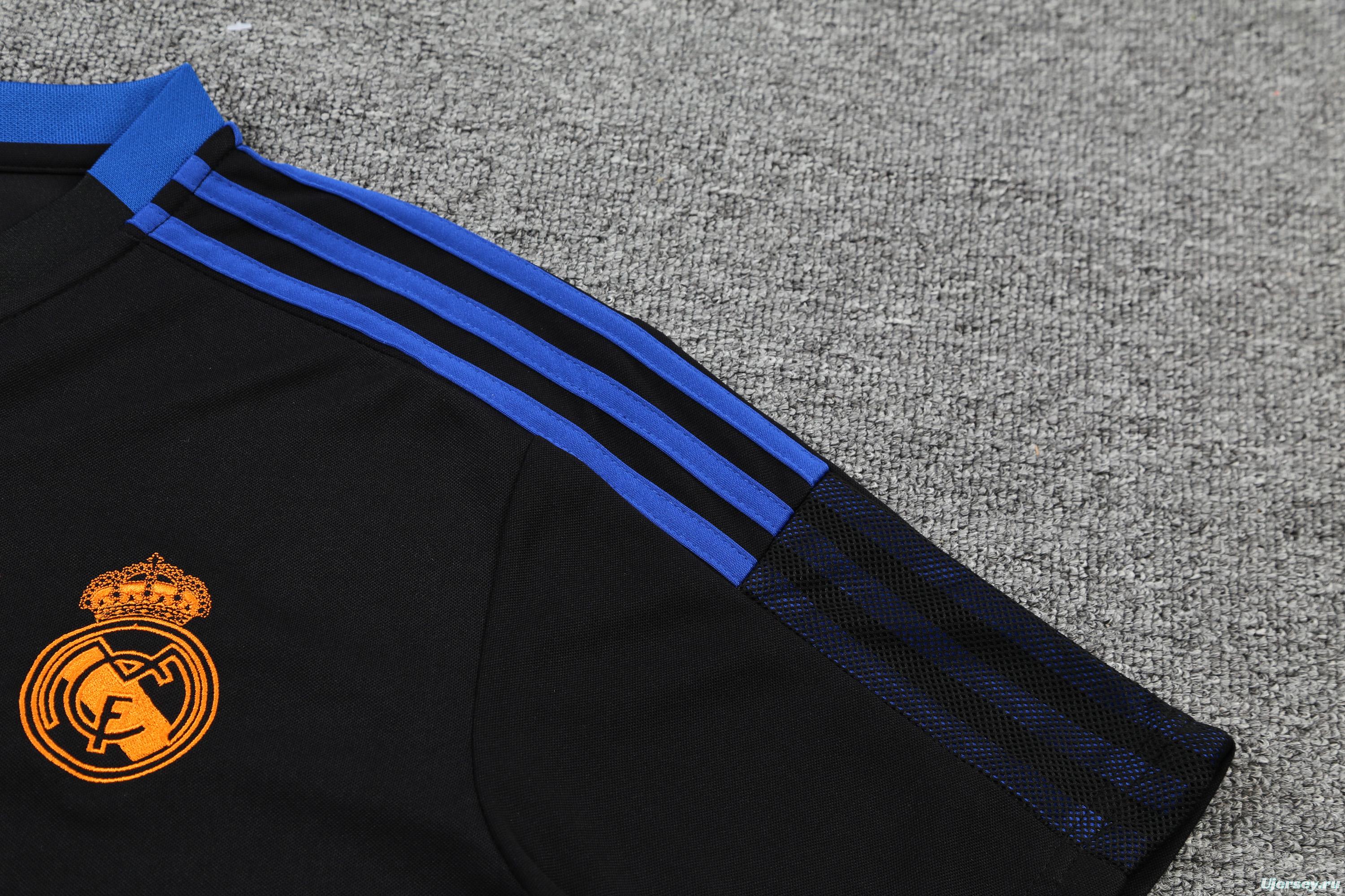 Real Madrid POLO kit black and blue stripes (not supported to be sold separately)