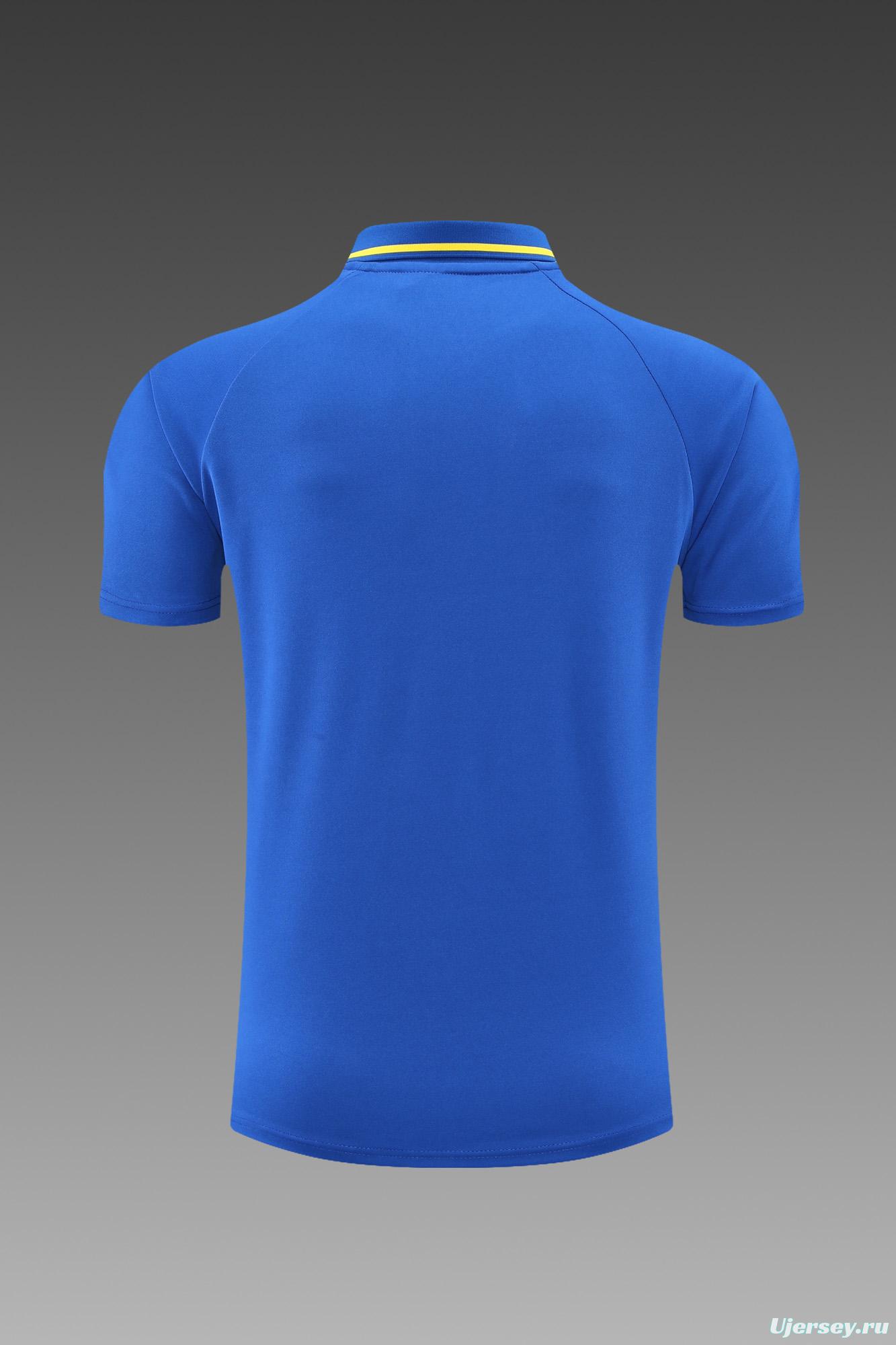 Juventus POLO kit blue and yellow stripes(not supported to be sold separately)