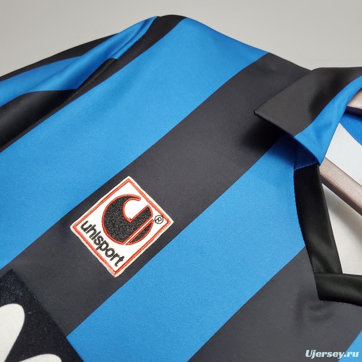 Retro 88/90 Inter Milan home Soccer Jersey