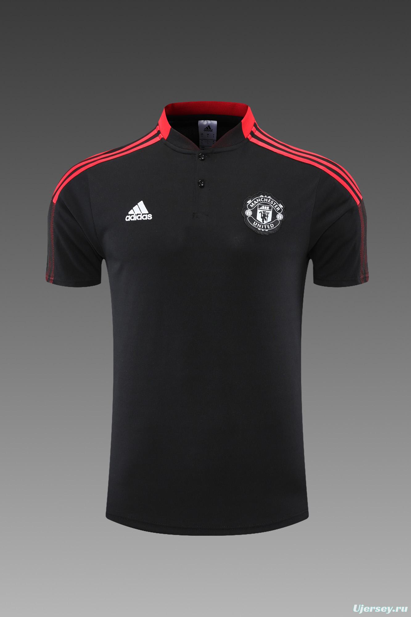 Manchester United POLO kit Black and red stripes(not supported to be sold separately)