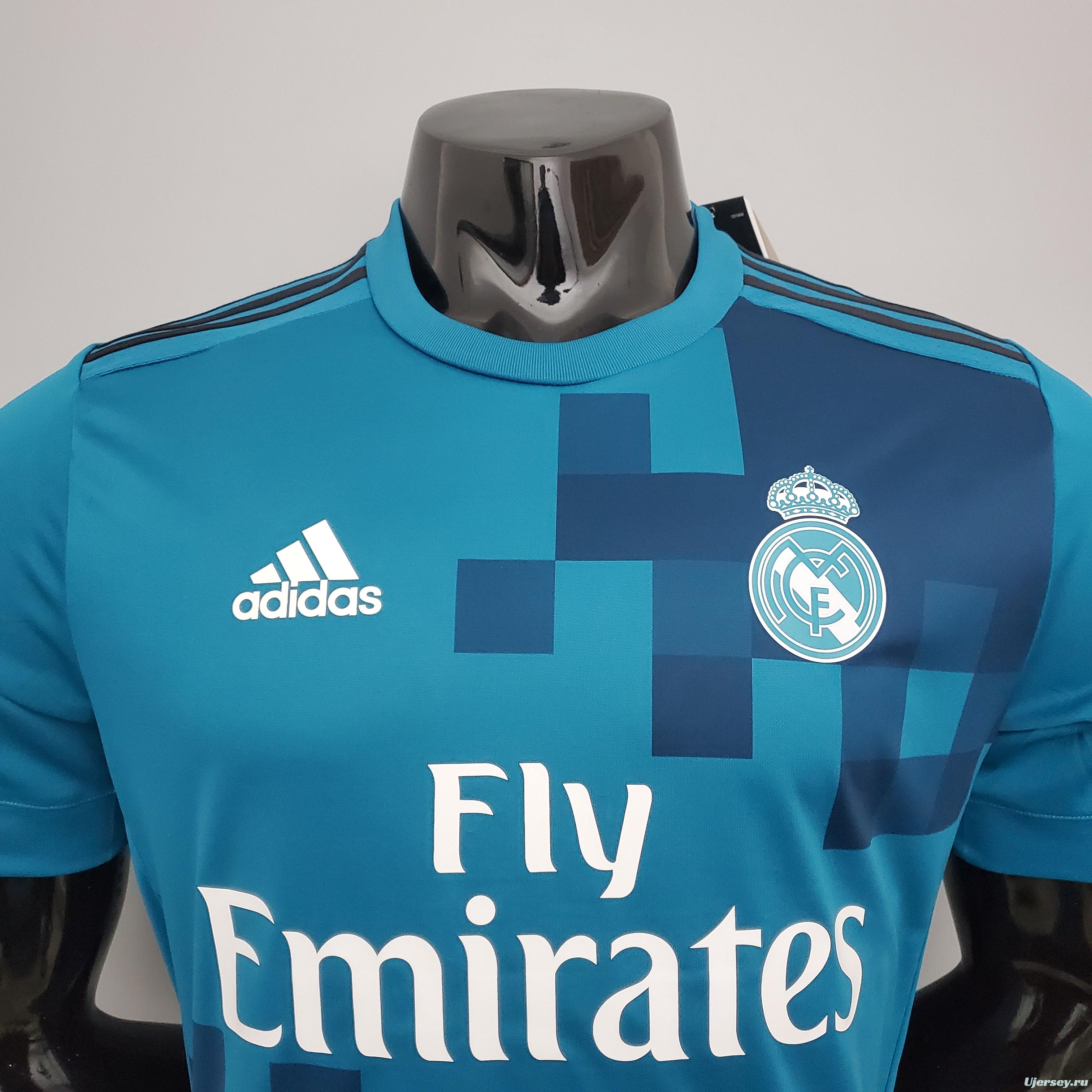 17/18 player version Real Madrid third away Soccer Jersey