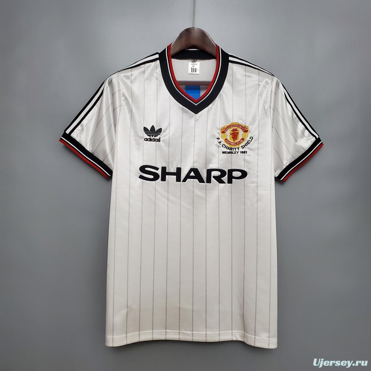 Retro Manchester United 1983 away Soccer Jersey