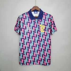 Retro Scotland 1988/89 away Soccer Jersey