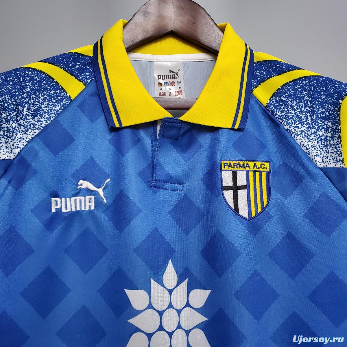 Retro Parma 95/97 Blue Soccer Jersey