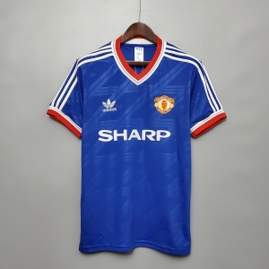 Retro 86/88 Manchester United third away Soccer Jersey