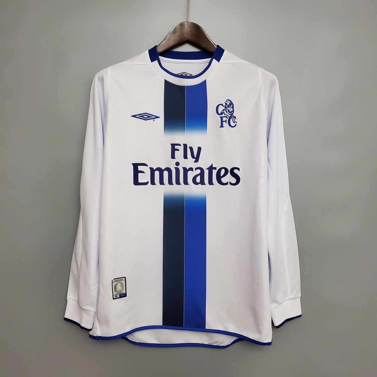 Retro long-sleeved 03/05 Chelsea away Soccer Jersey