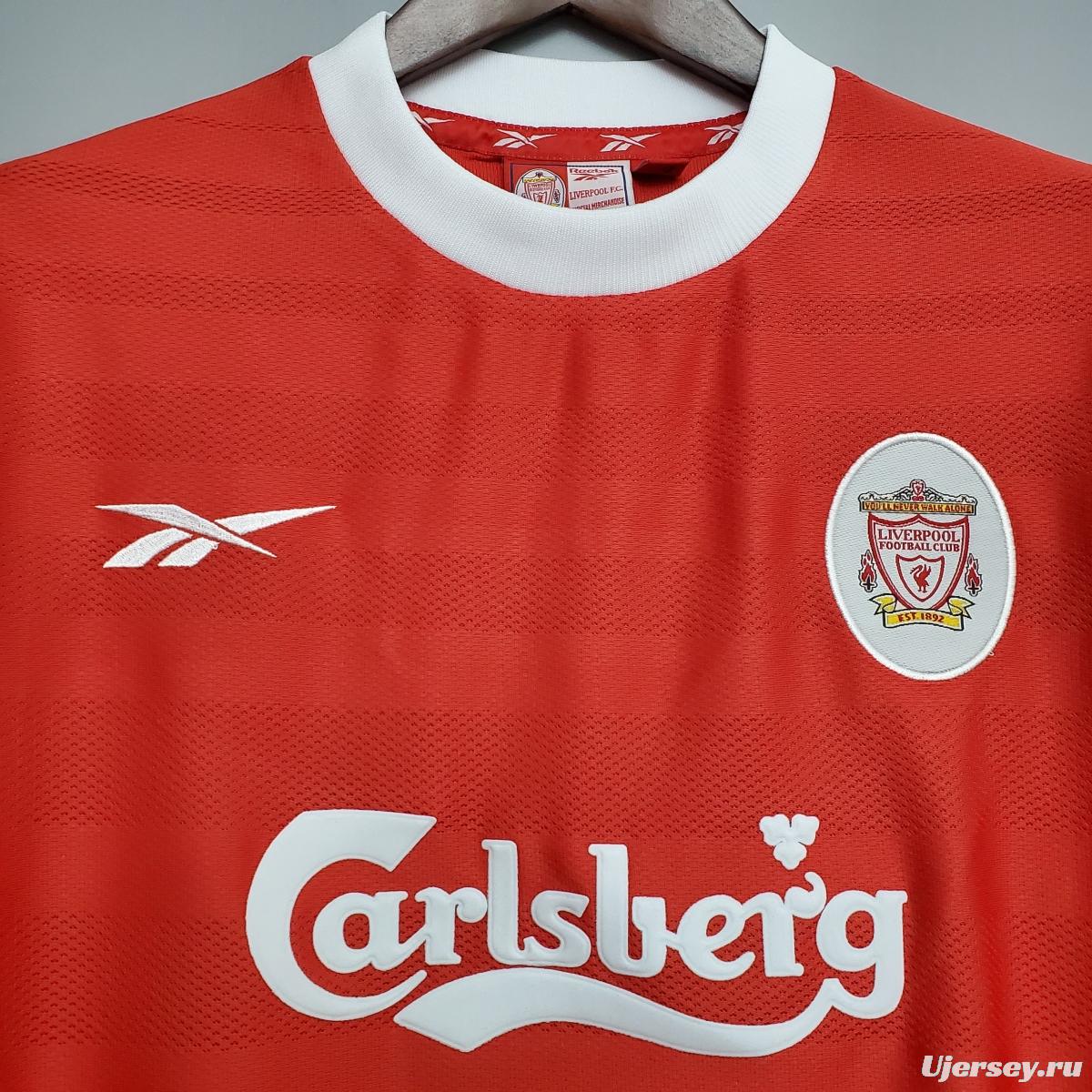 Retro 1998 Liverpool home Soccer Jersey