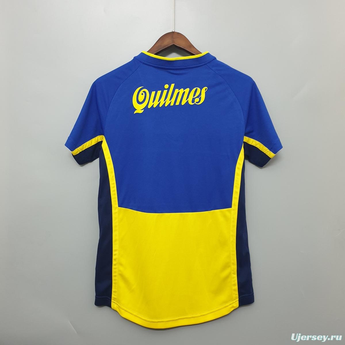 Boca Juniors 2001 retro shirt home Soccer Jersey