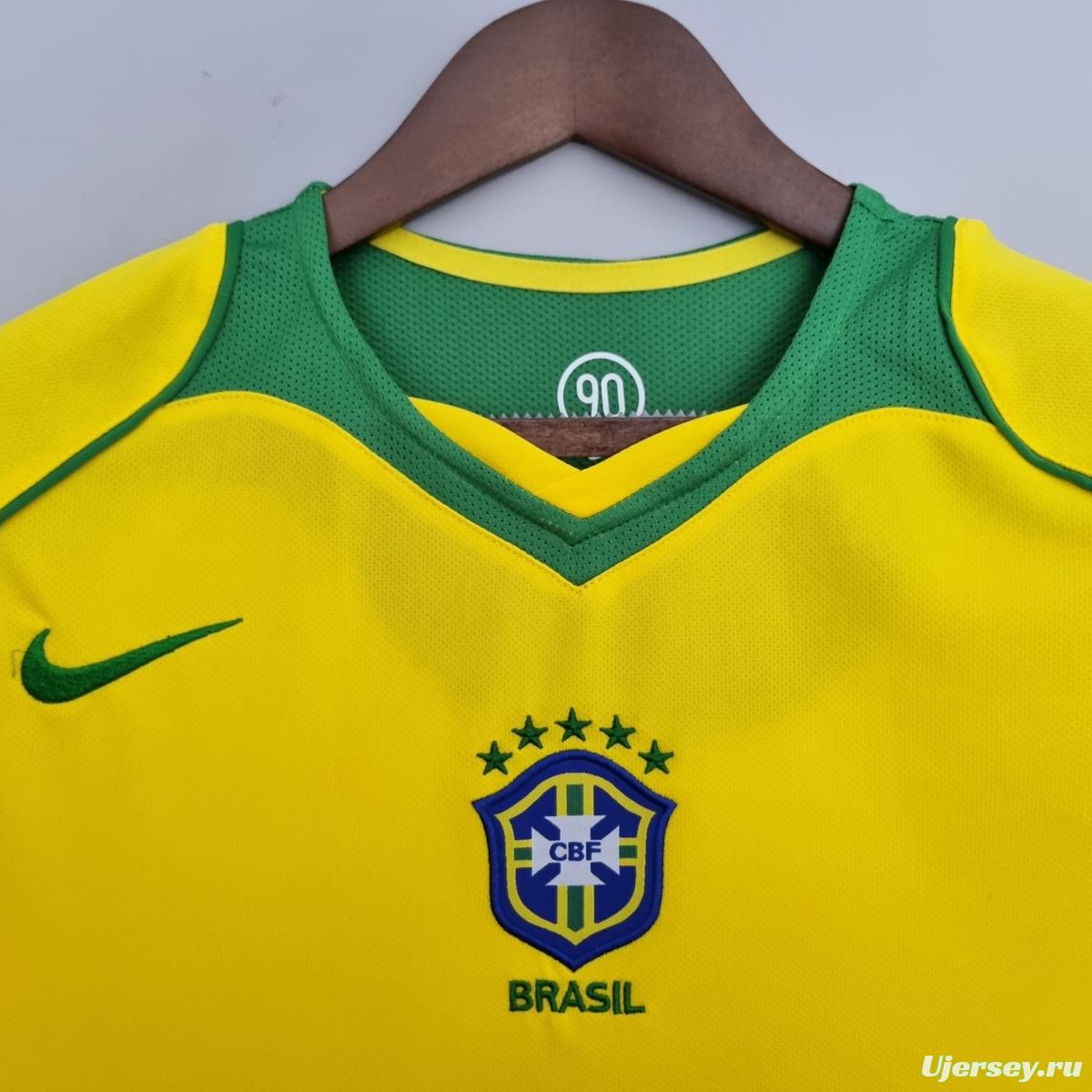 Retro 2004/06 Brazil Soccer Jersey