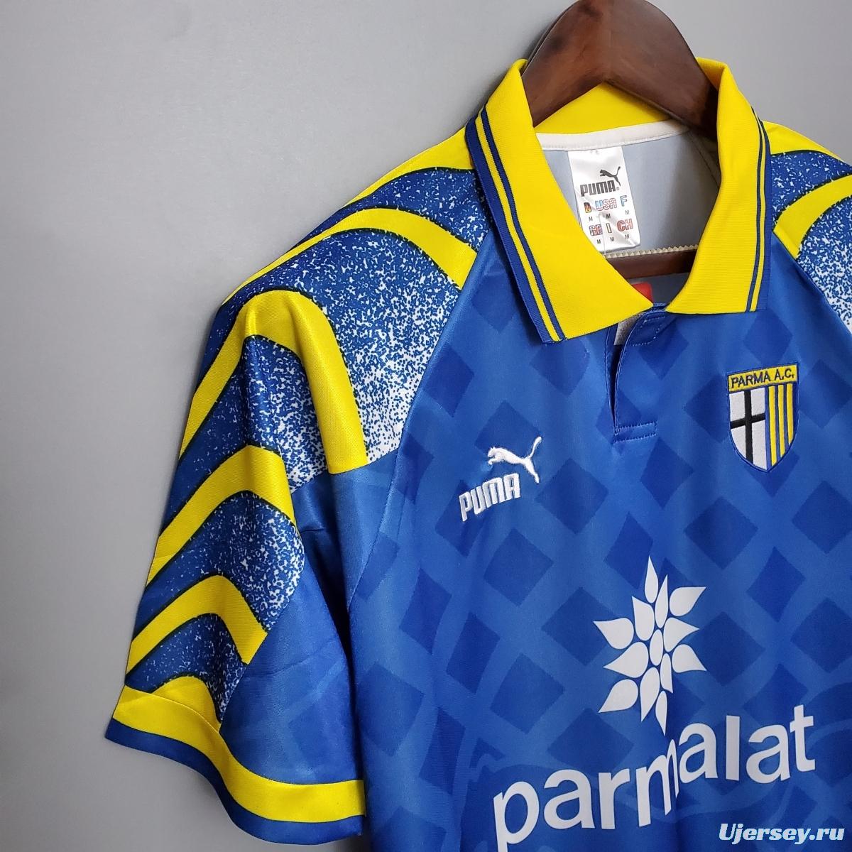 Retro Parma 95/97 Blue Soccer Jersey