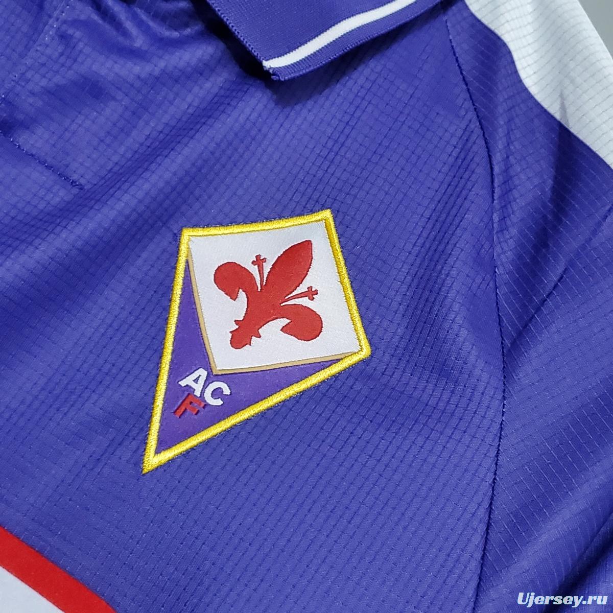 Retro 1998 Fiorentina home Soccer Jersey