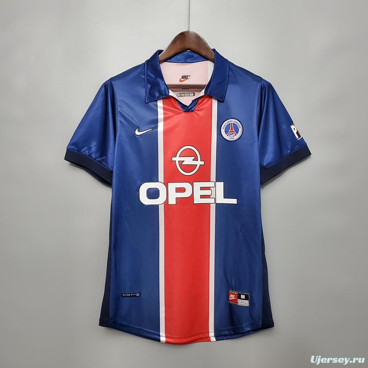 Retro 98/99 PSG home Soccer Jersey