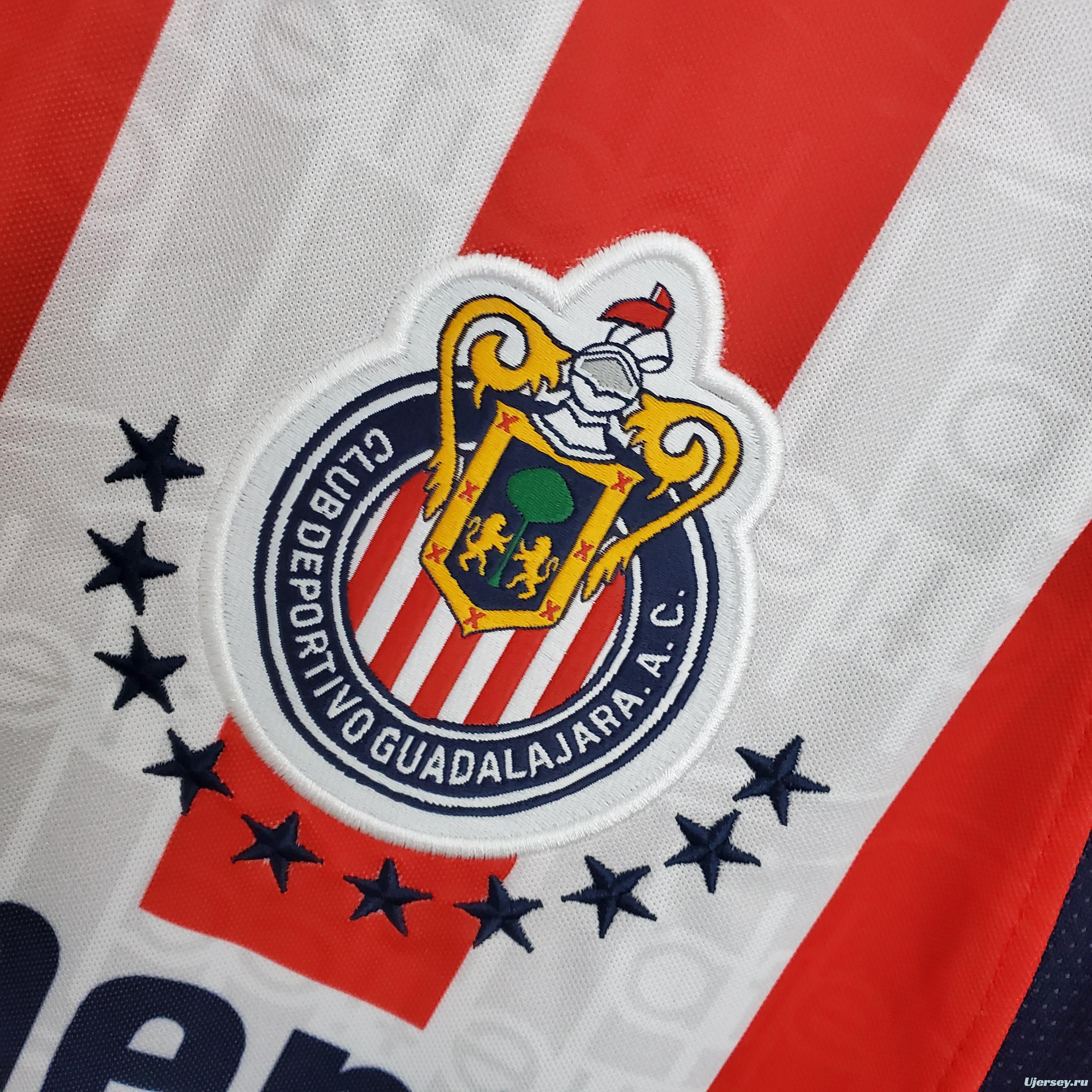 Retro 99/00 Chivas Guadalajara Home Soccer Jersey