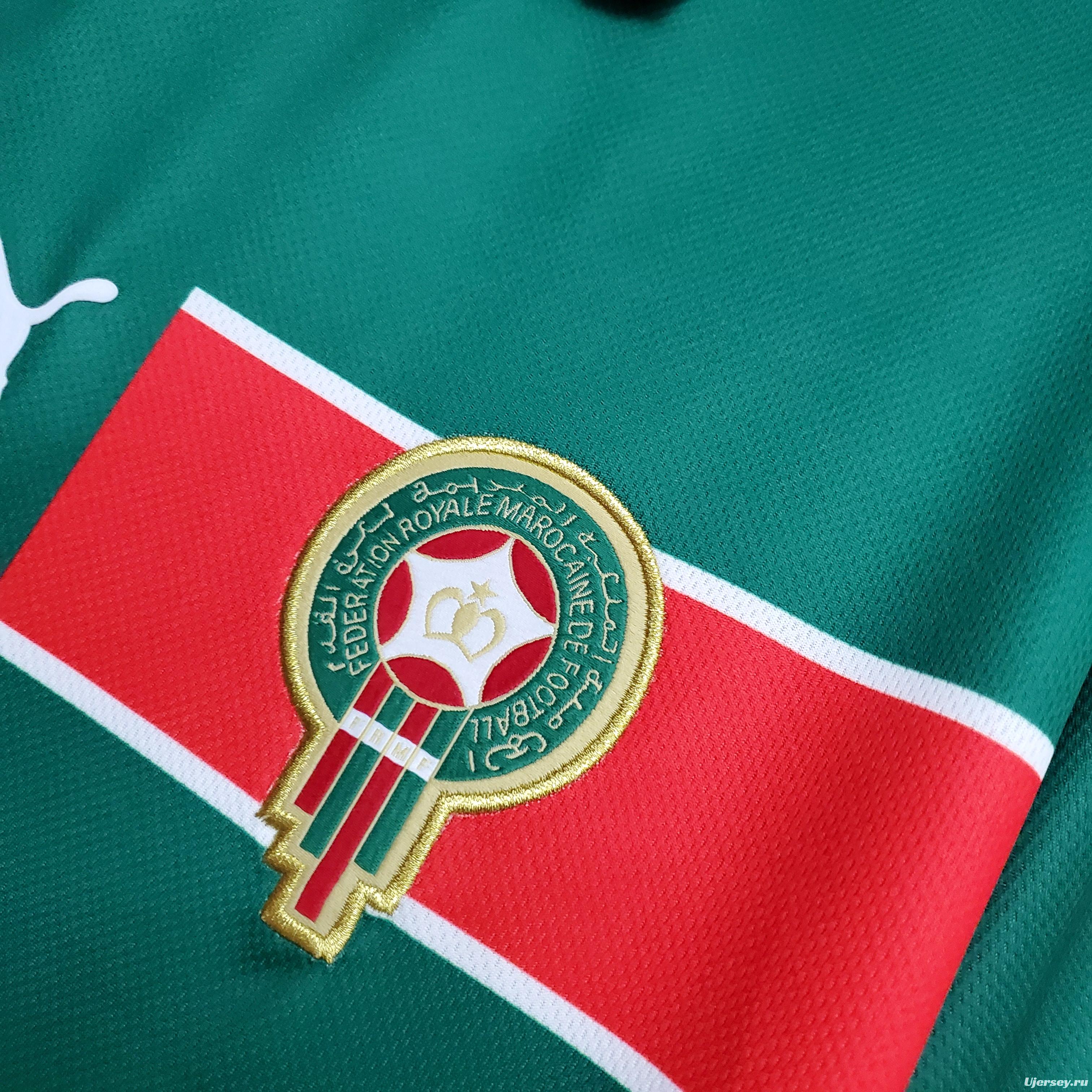 Retro 1998 Morocco home Soccer Jersey