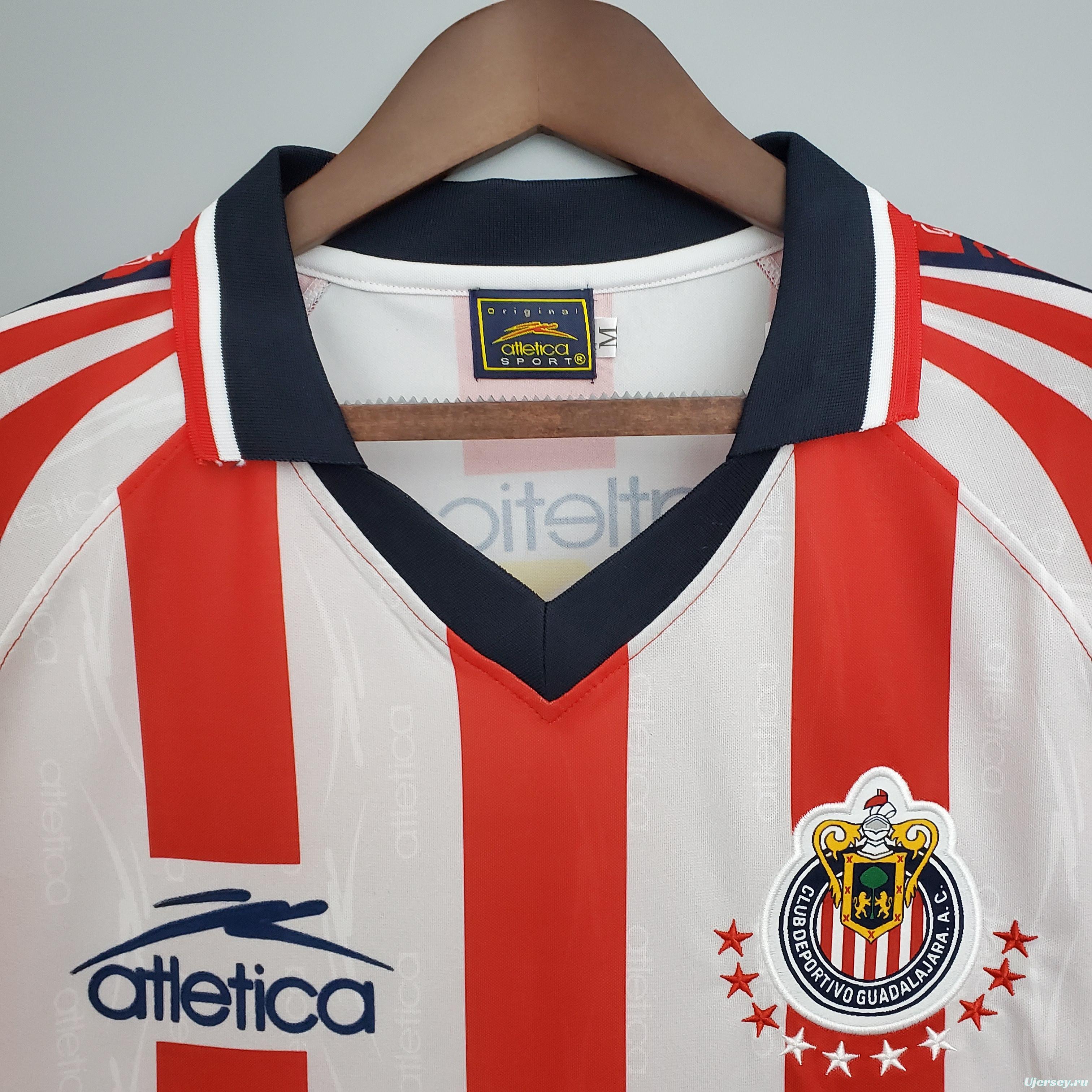 Retro 98/99 Chivas Guadalajara Home Soccer Jersey