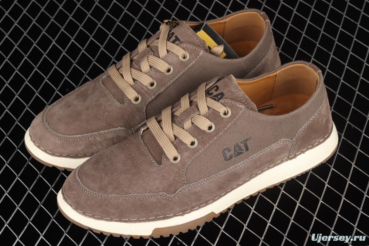 CAT FOOTWEAR/ CAT Carter 21SS autumn new vintage fashion shoes series leisure board shoes P720536 light coffee