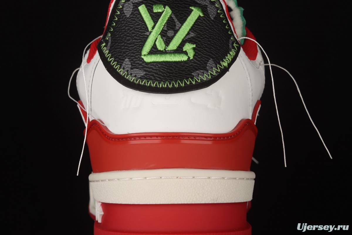 Authentic LV 2021s LV Trainer is limited to the latest color matching in autumn