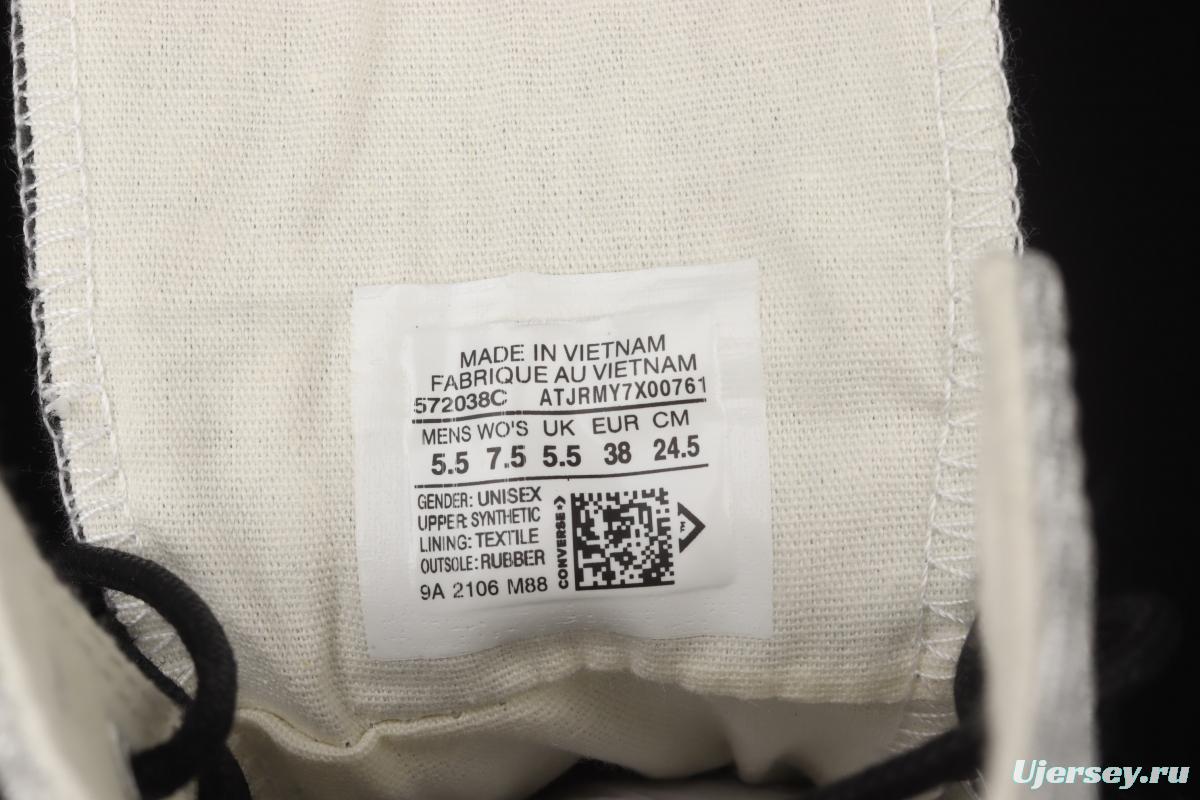 Converse Chuck Taylor All Star Converse silver flash high top casual board shoes 572038C
