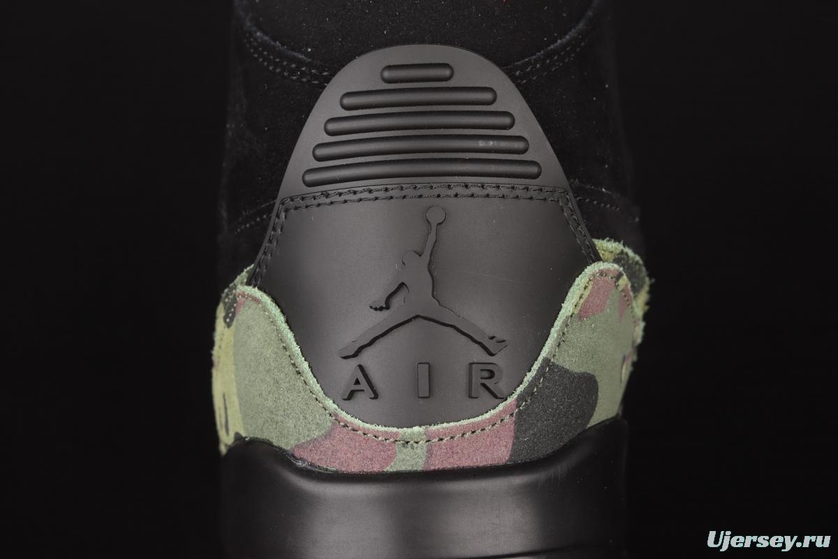 Jordan Legacy 312 black camouflage color matching Velcro three-in-one board shoes AV3922-003