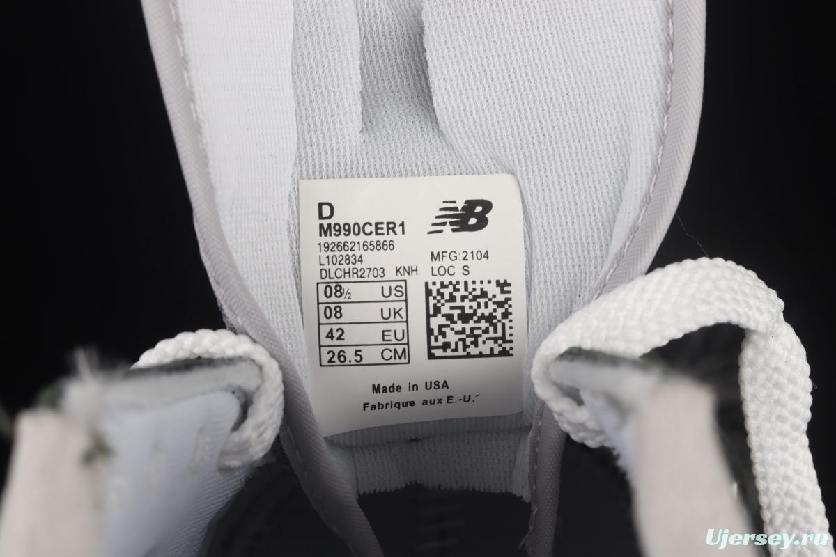 New Balance NB990 series of high-end American retro leisure running shoes M990CER1