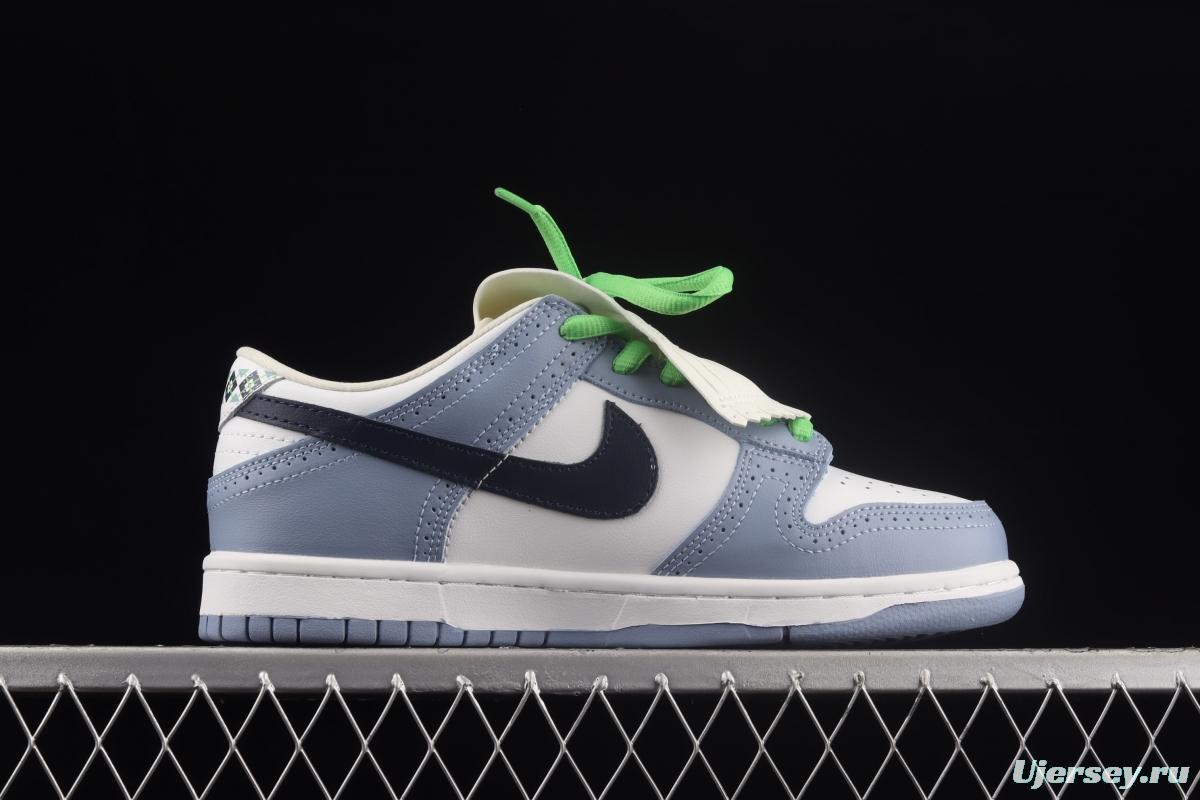 NIKE SB DUNK Low Premium Golf Golf Blue SB rebound Fashion Leisure Board shoes 313170-141