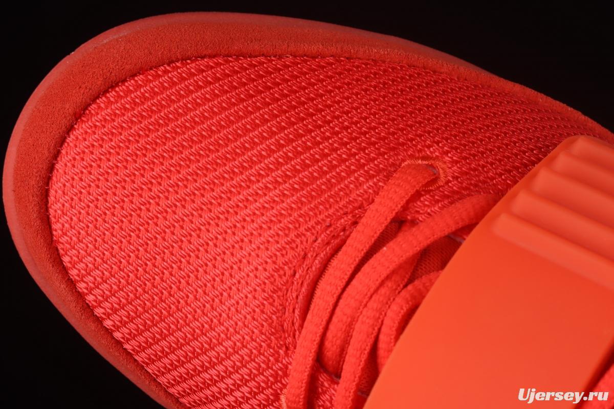 Kanye West x Nike Air Yeezy II SP Red October Coconut second Generation Limited Edition Red Coconut Night Kanye shoes Cultural cushion Leisure Sports Basketball shoes 508214-660