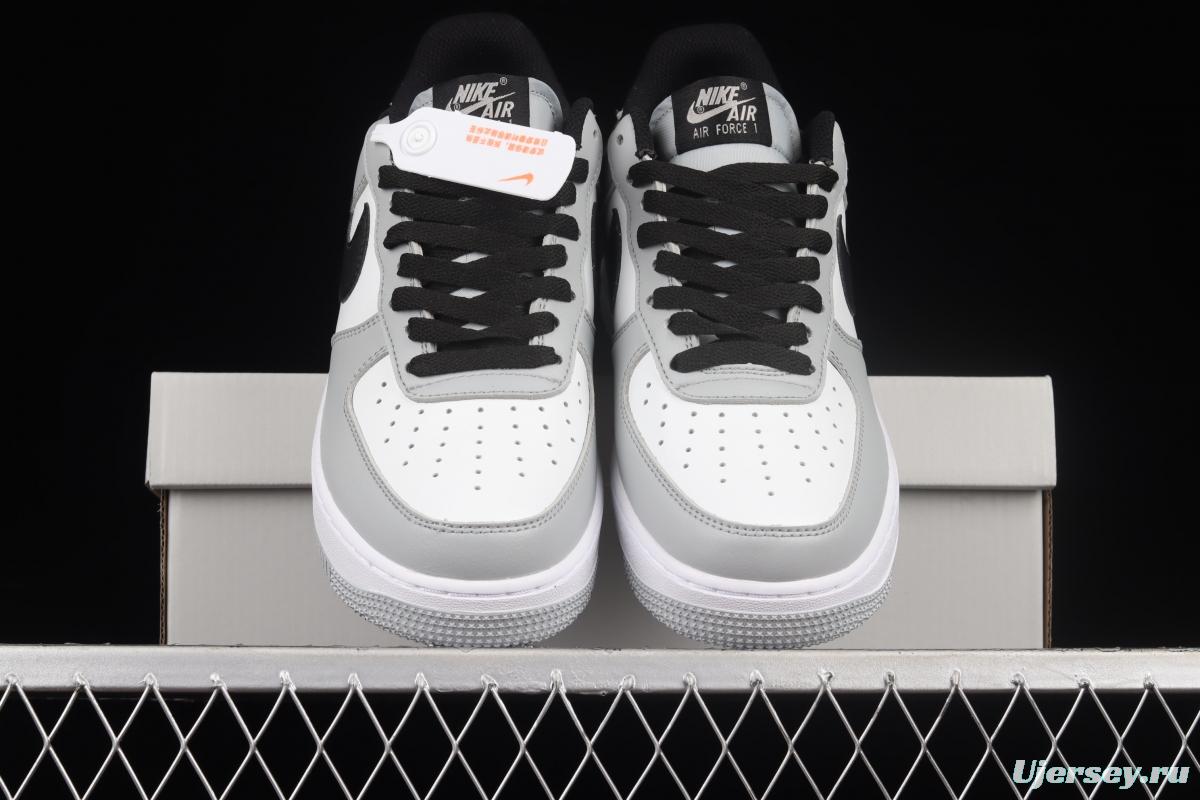 NIKE Air Force 1 Low smoke ash color matching head layer low top casual board shoes CN6403-105