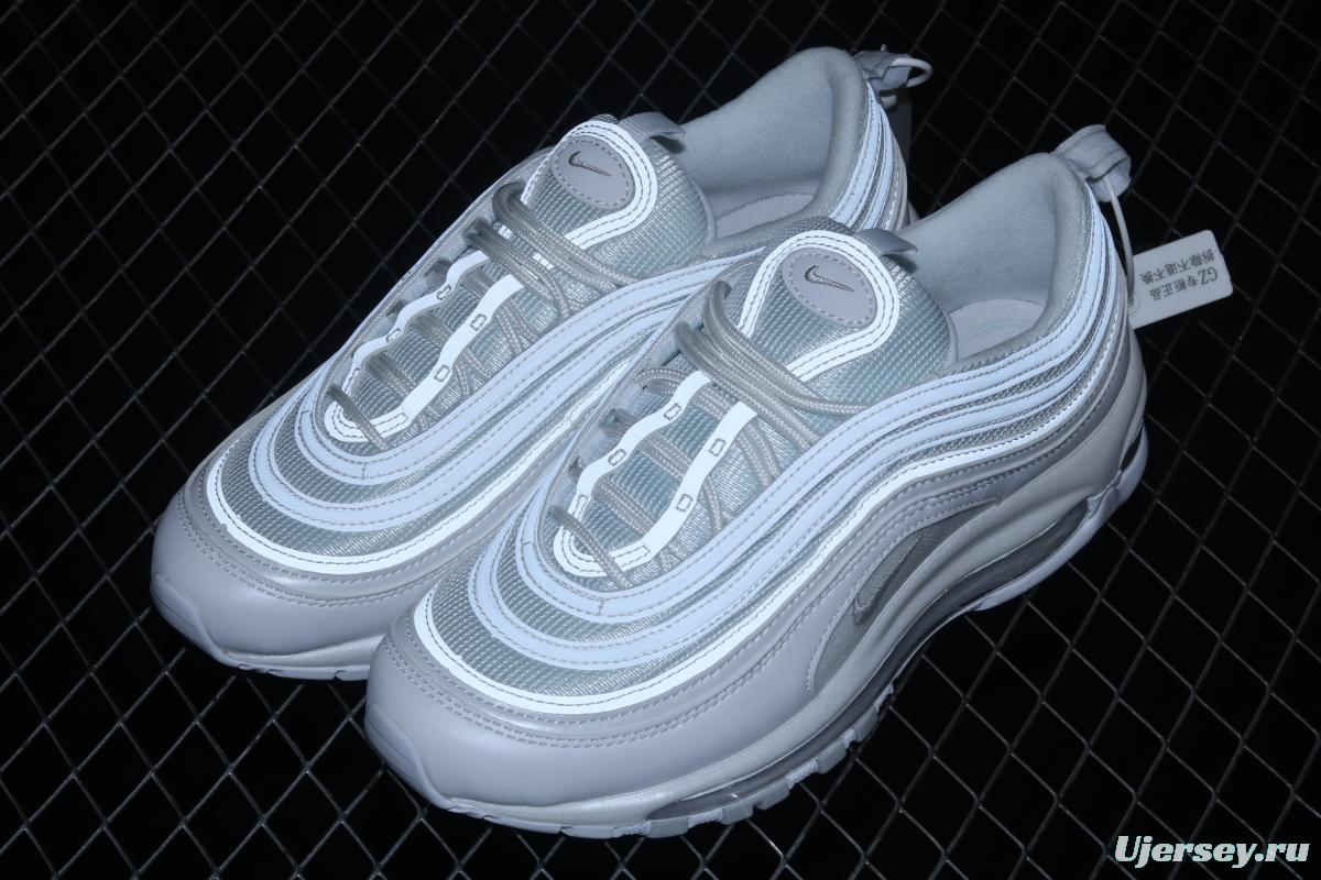 NIKE Air Max 973M reflective all-white bullet air cushion running shoes 921733-100