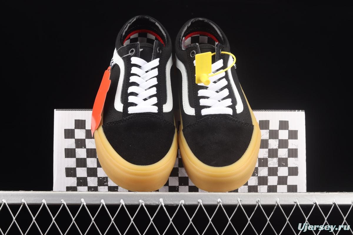 Vans Old Skool Pro classic low-top casual board shoes with raw rubber soles V1C020507200