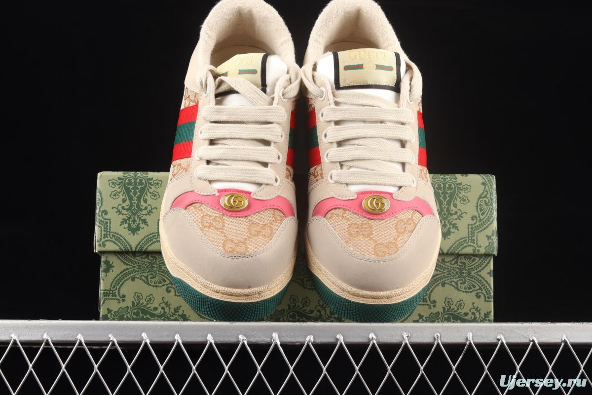 Gucci Distressed Screener Sneaker Gucci classic dirty shoes