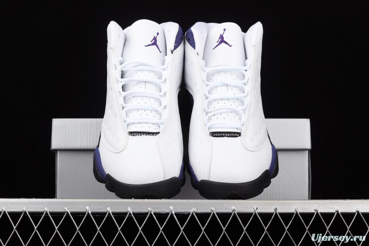 Air Jordan 13 Retro 3 White and purple 414571-105