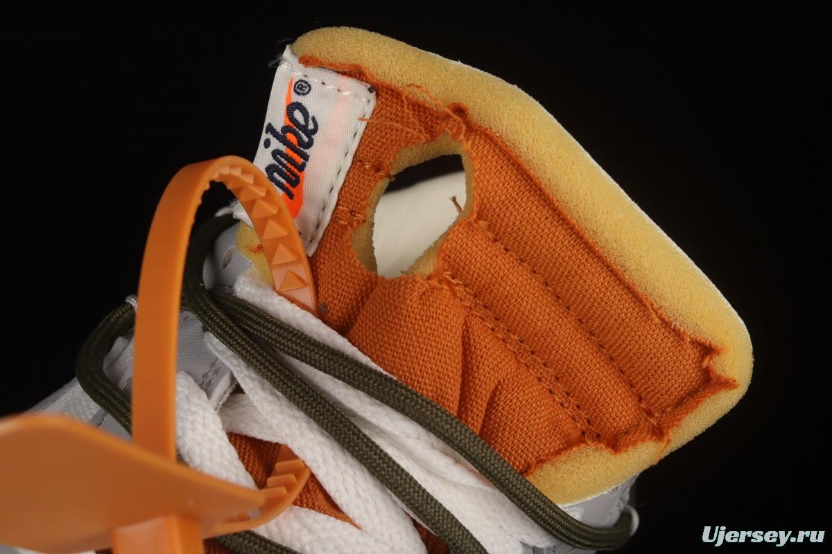 OFF-White x NIKE DUNK Low OW gray SB buckle rebound fashion casual board shoes DM1602-124