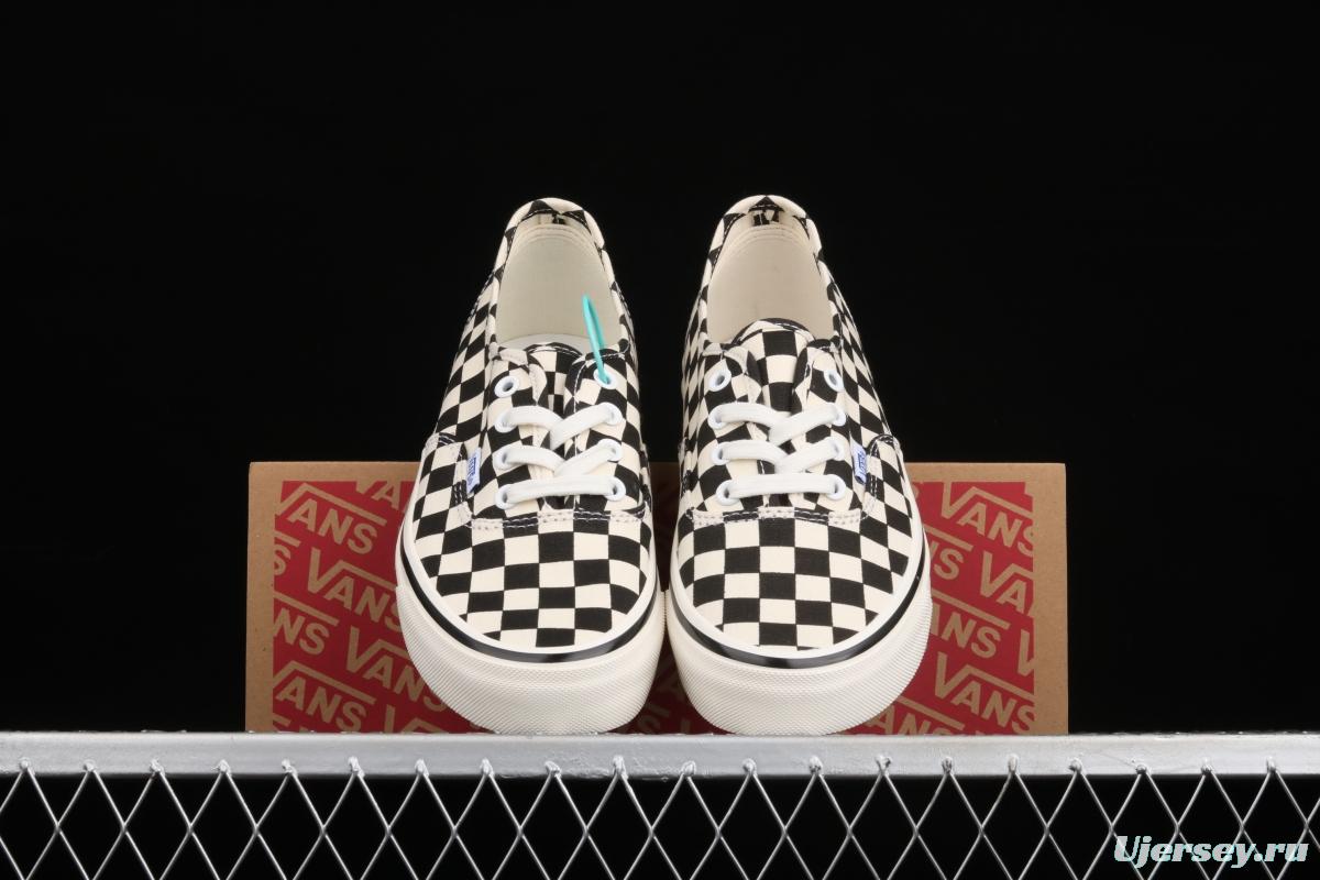 Vans Old Skool Anaheim blue standard four-hole low-side checkerboard vulcanized casual shoes VN0A38ENOAK