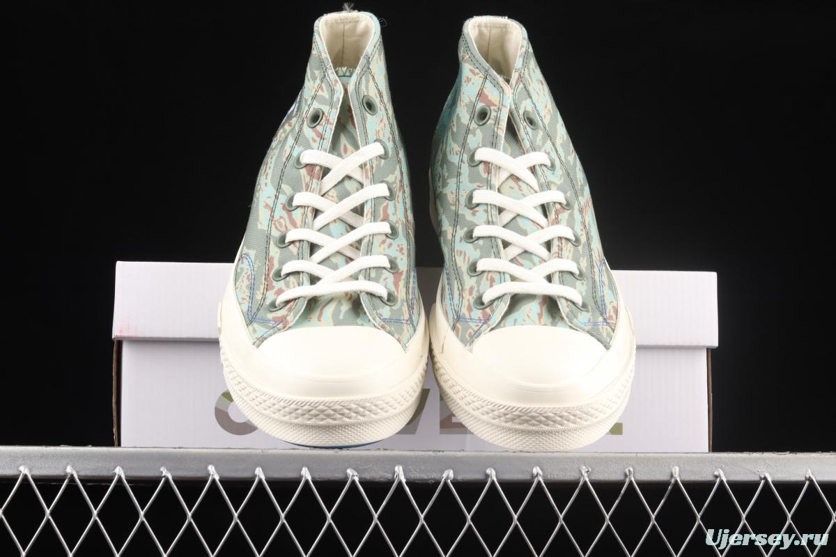 UNDEFEATED x Converse Half Chuck 70 Mid year of the Tiger pattern limited high-top casual board shoes 172397C