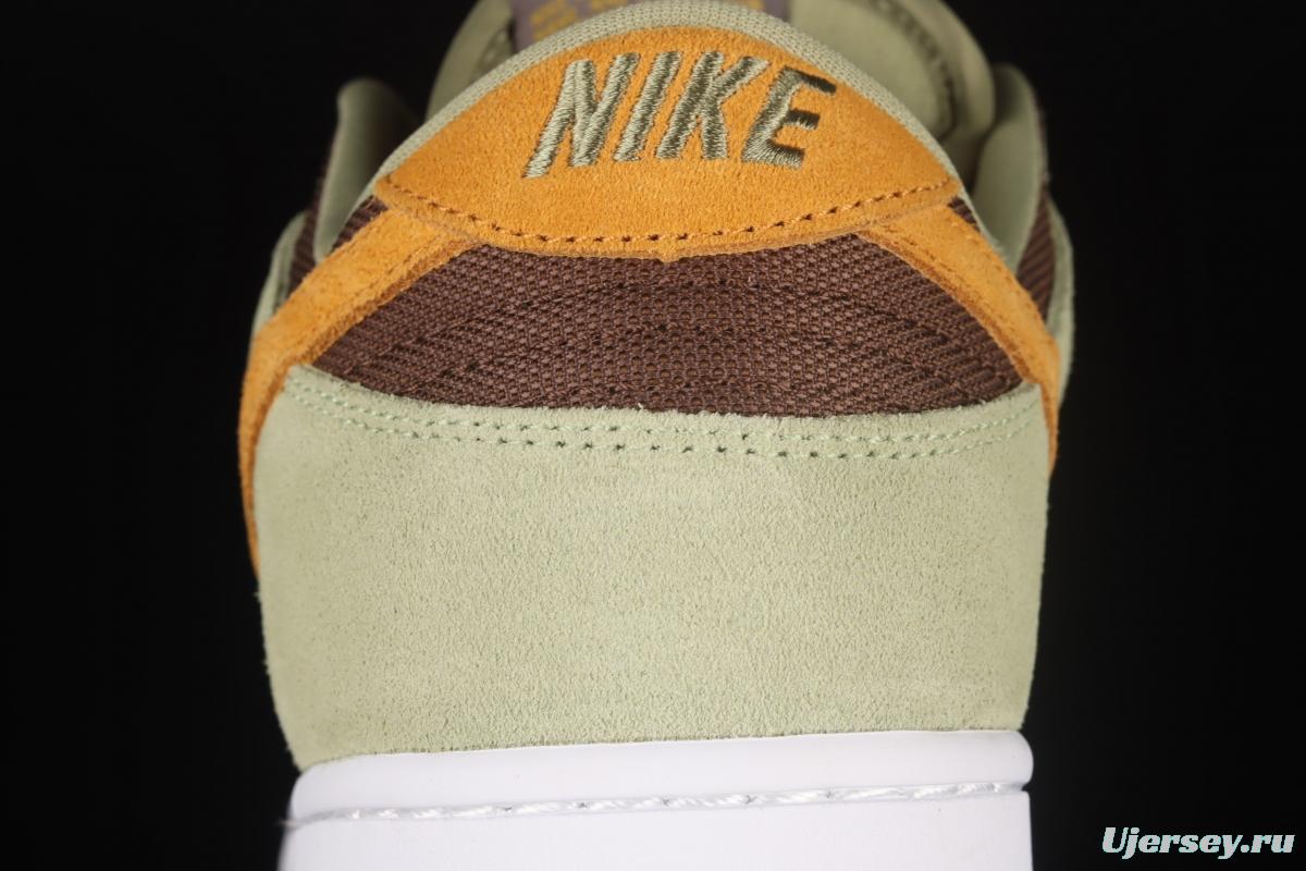 NIKE SB DUNK Low Prm green brown orange SB rebound fashion casual board shoes DH5360-300