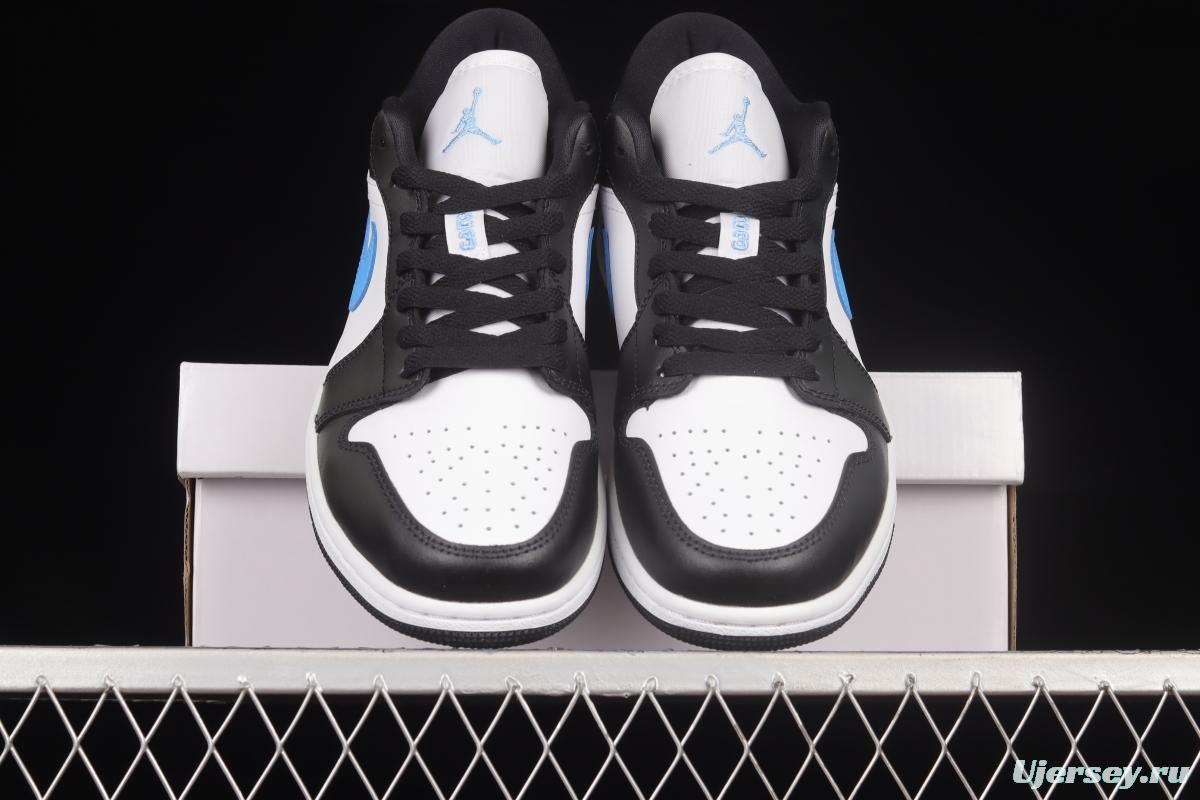 Air Jordan Low black blue and white low-top cultural leisure sports basketball shoes DC0774-041