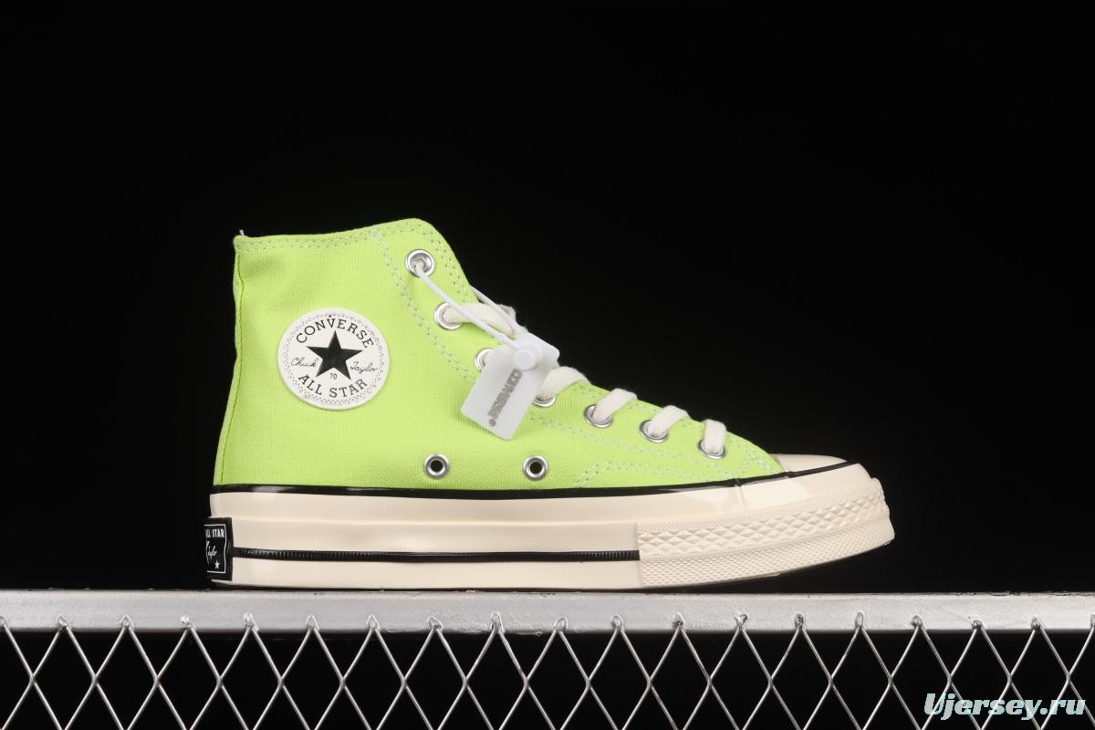 Converse 1970s Evergreen high-top vulcanized casual shoes 172141C