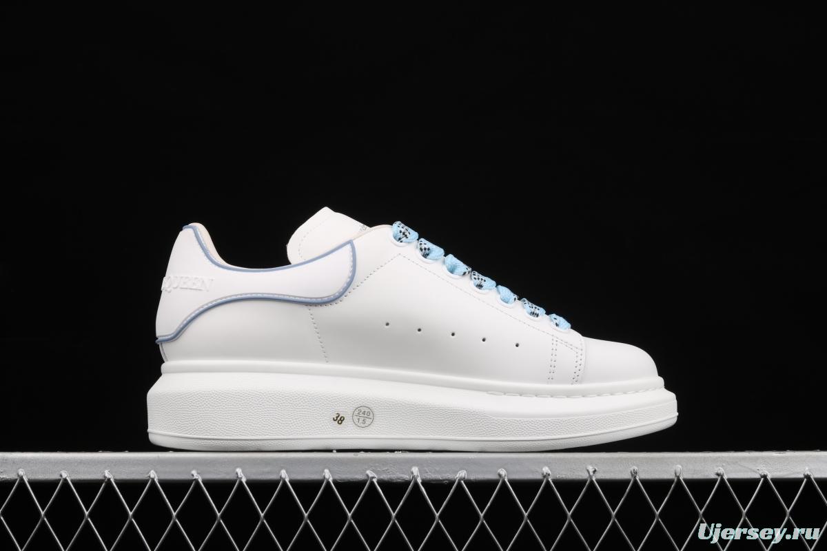 Alexander McQueen white and blue gel drop