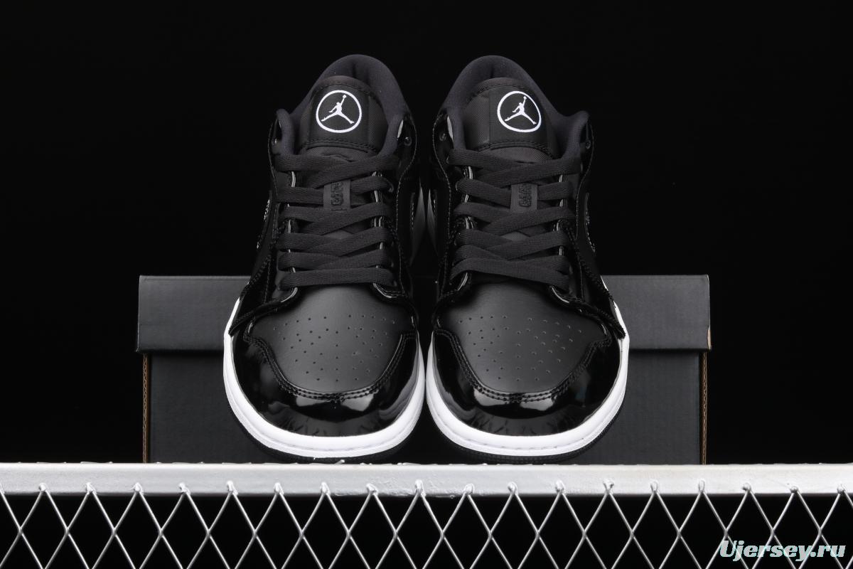 Air Jordan 1 Low ASW low-top all-Star patent leather black low-top basketball shoes DD1650-001