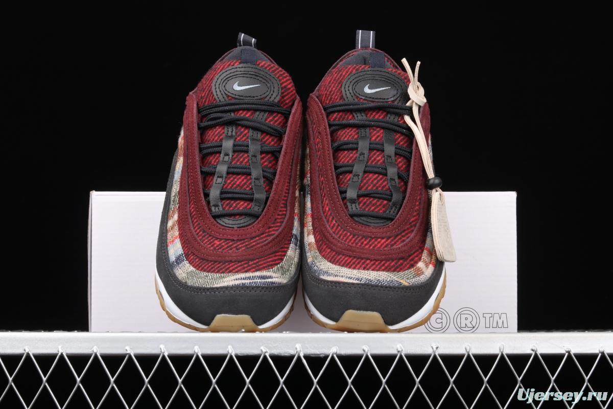 NIKE Air Max 97 brown color matching bullet air cushion running shoes DC3494-993