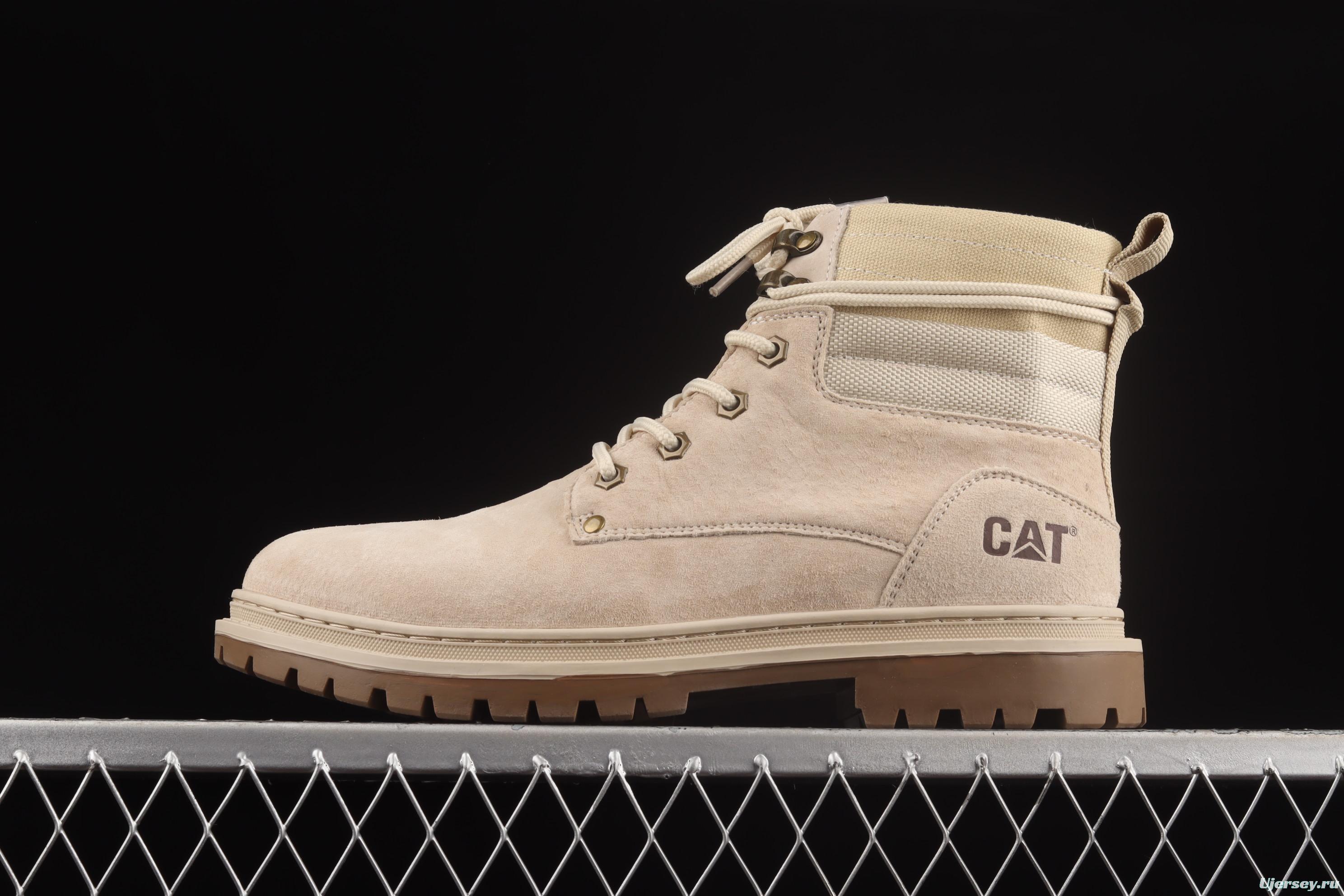 Cat Footwear tooling leisure vintage daddy shoes P713288BEIGE