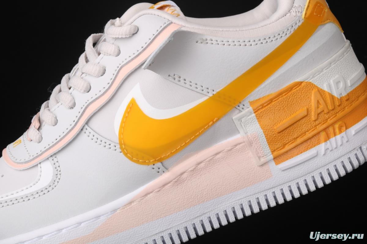 NIKE Air Force 1 ShAdidasow light weight heightened low-top 100-board shoes CQ9503-001