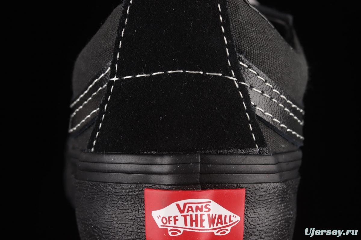 Vans Sk8-Low Yu Wenle's all-black low-top casual board shoes VN0A4UW12U3