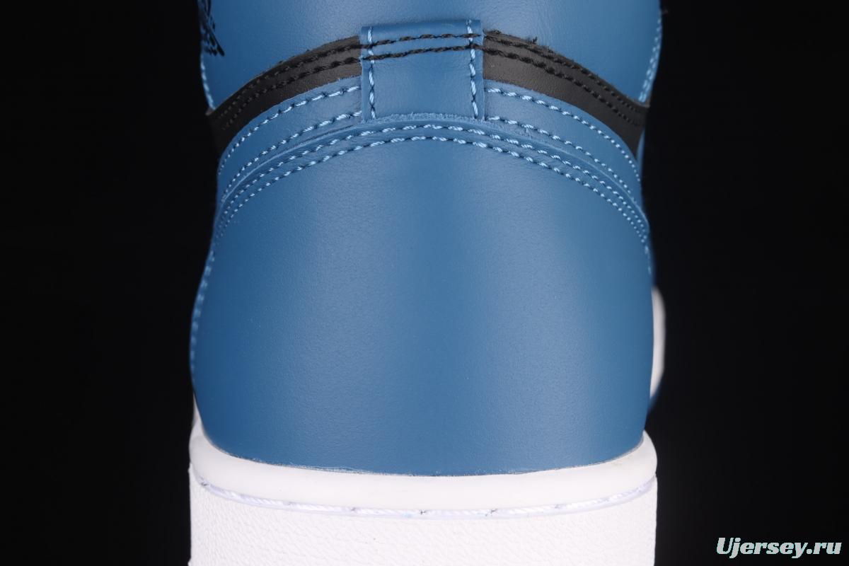 Air Jordan 1 Retro High OG Dark Marina Blue Royal Blue 2.0 high top basketball shoes 555088-404