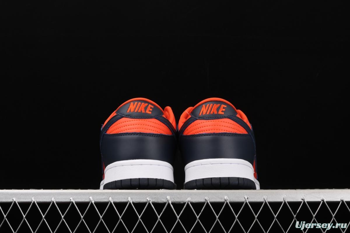 NIKE SB DUNK Low SP Fanta color matching head layer low side leisure sports board shoes CU1727-800