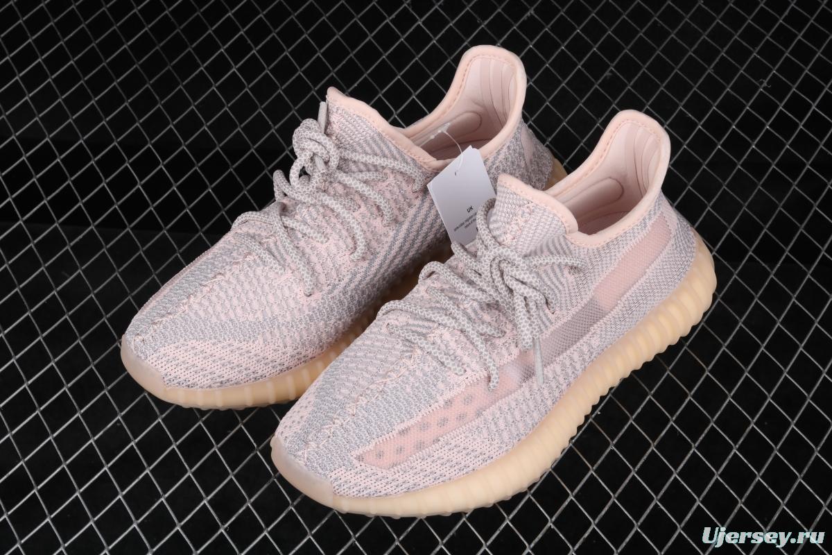 Adidas Yeezy 350 Boost V2 Synth FV5578 Darth Coconut 350 second generation silver powder hollowed-out angel color