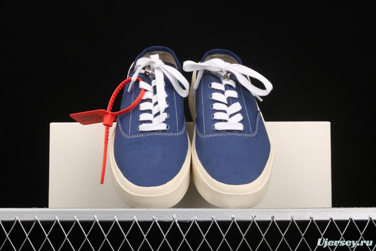 Fear Of God breathable canvas trend leisure semi-dragged blue and white color matching