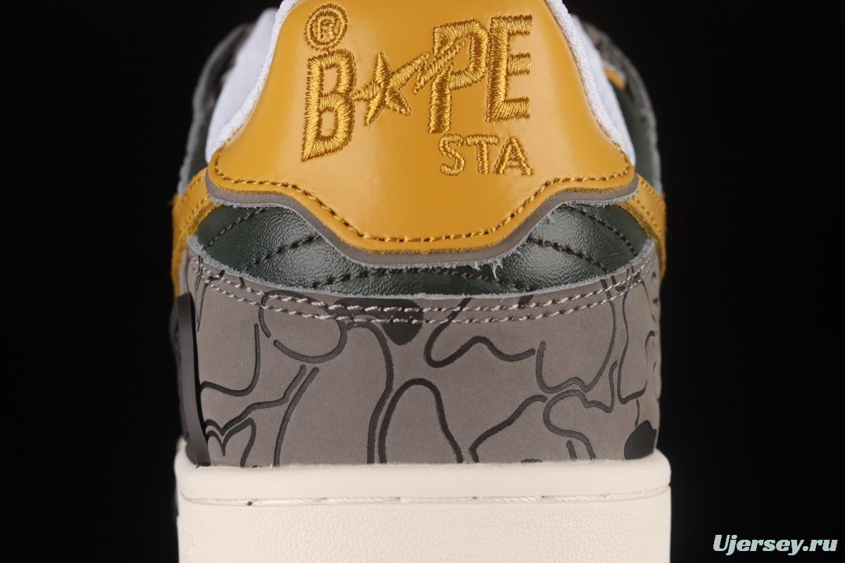 Human MAdidase Bape Sta Sk8 To Nigo trend godfather Nigo brand ape head classic skateboard shoes 1H80191007