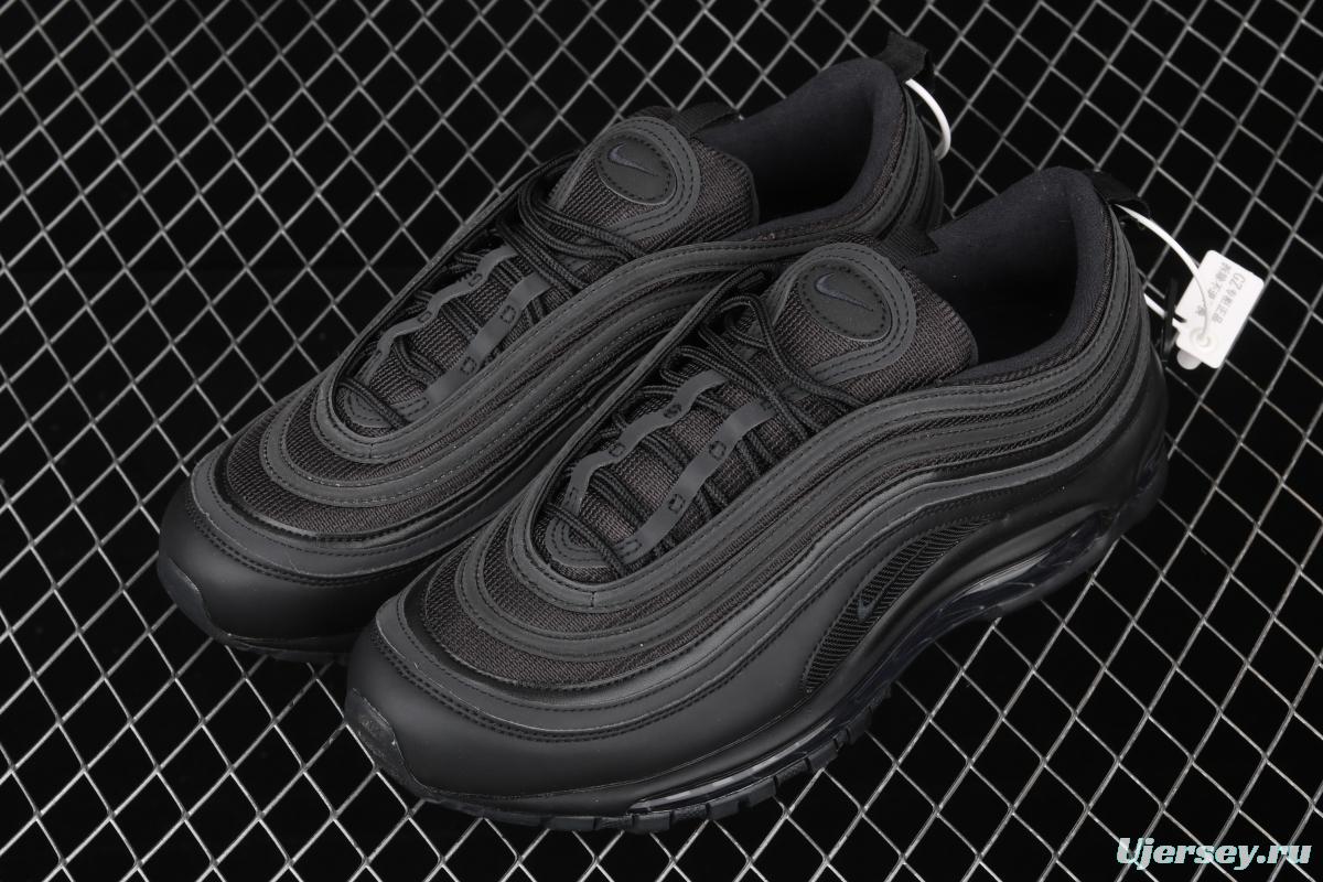 NIKE Air Max 973M reflective all-black bullet air cushion running shoes BQ4567-001