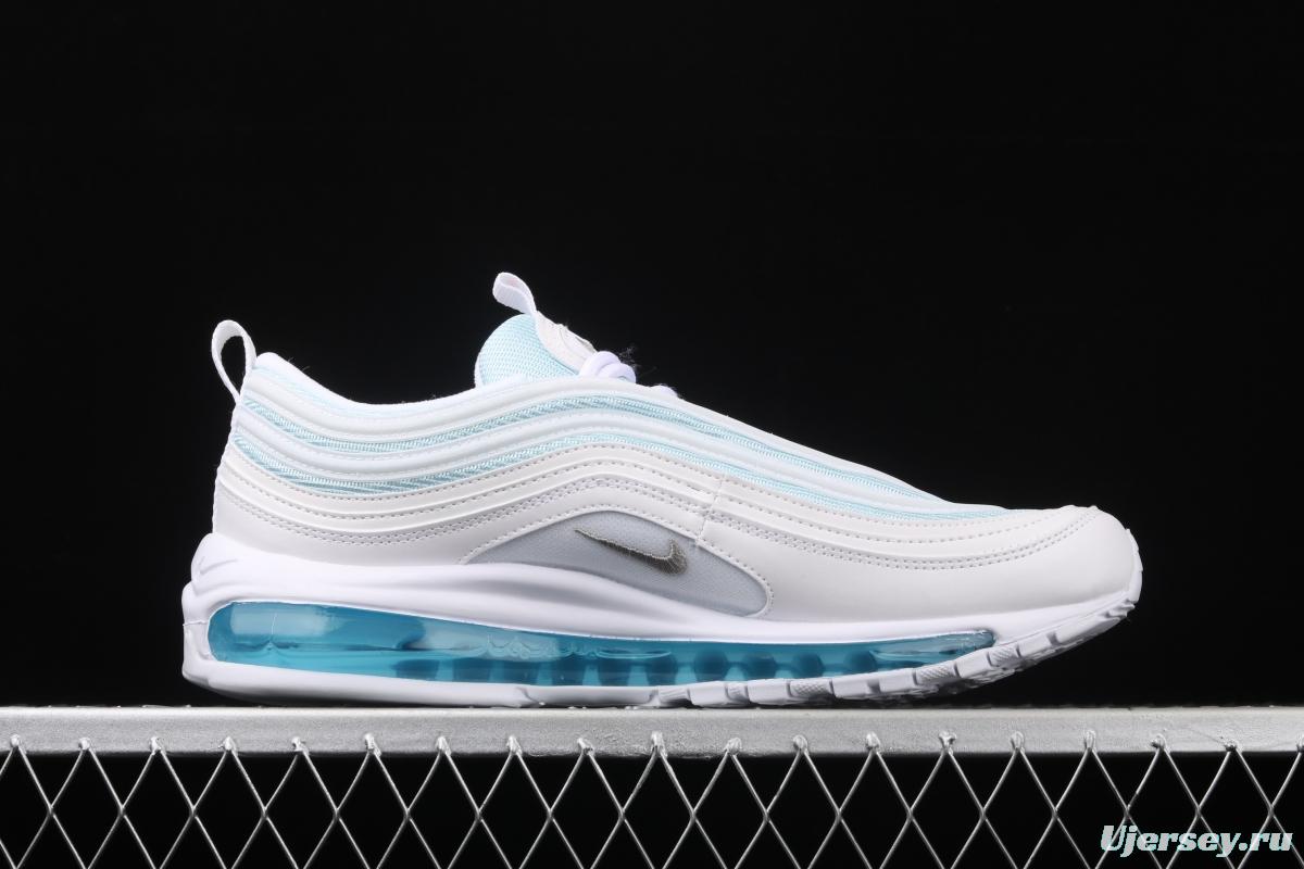 Mschf x Inri Air Max 97 Jesus Shoes holy water white ice blue gray black bullet running shoes